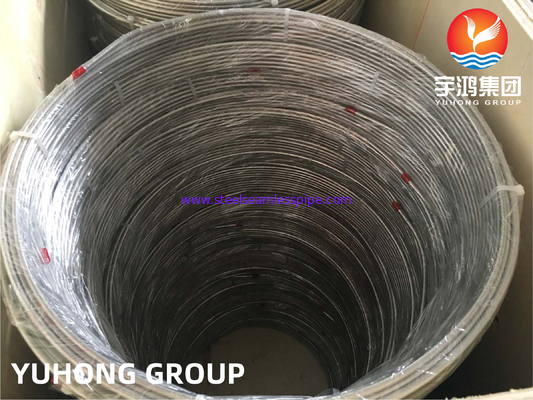 ASTM A269 TP316L, 1.4404 tabung kumparan stainless steel tanpa jahitan, tabung panas terang