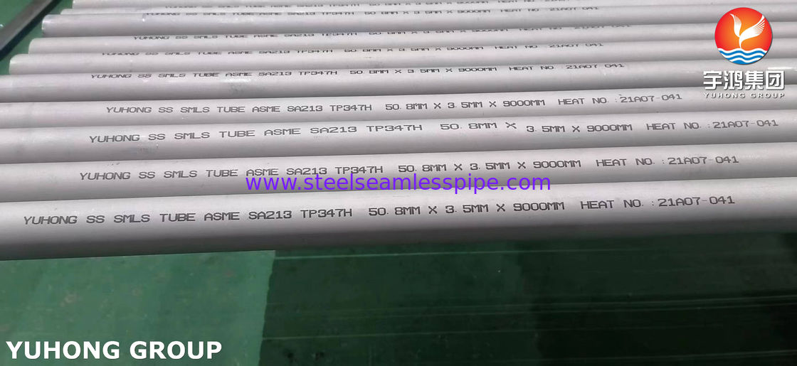 ASTM A213 TP347H Stainless Steel Seamless Tube untuk aplikasi suhu tinggi dengan ketahanan korosi