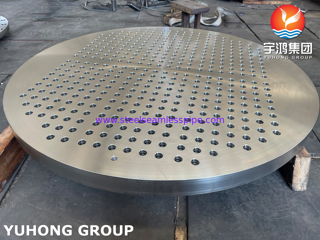 ASTM A182 F316 Lembar tabung berdiameter besar stainless steel ditempa untuk komponen penukar panas