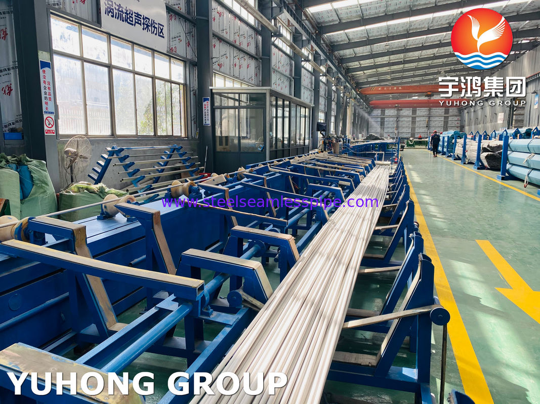 Pipa Mulus Baja Tahan Karat ASTM A213 TP316L dengan Ketahanan Korosi Tinggi untuk Penukar Panas ET HT