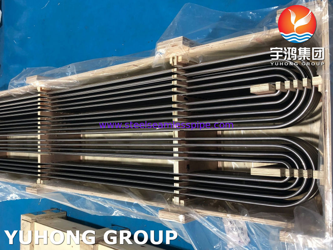 Pipa U-Bend Seamless Stainless Steel Sanitari ASTM A270 TP316L untuk Industri Susu dan Makanan