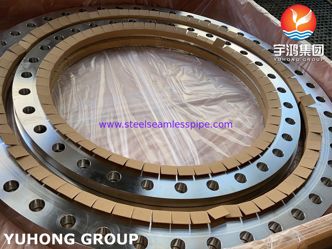 ASTM A240 Alloy 904L / UNS N08904 AWWA C207 Ring Type Flange untuk Layanan Perairan