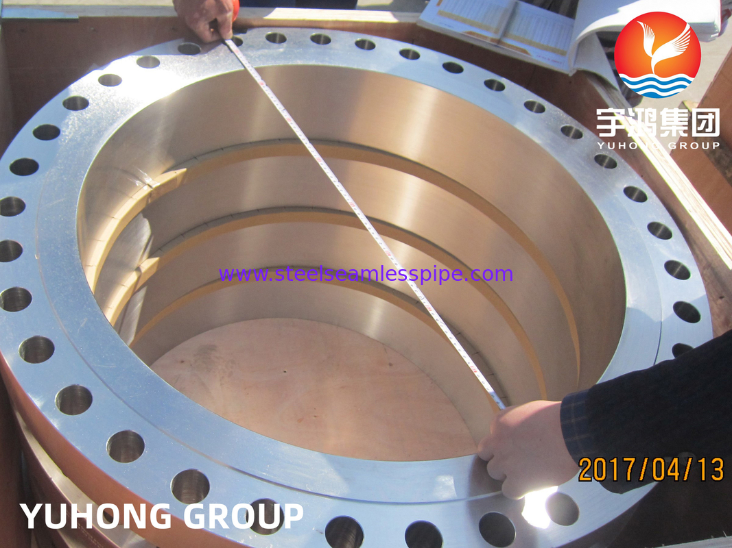 Flange badan baja dupleks, ASTM A182 kelas F51 (UNS S31803), cocok untuk lingkungan korosif