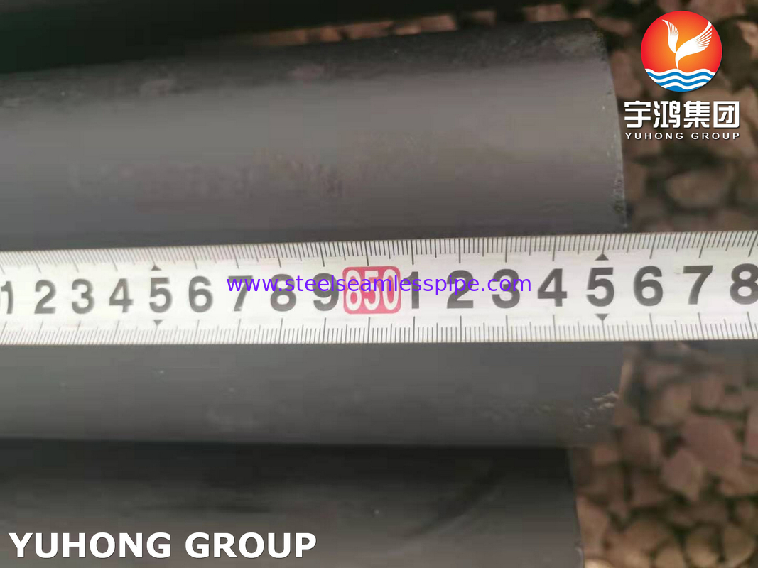 Pipa Boiler ASTM A213 Kelas T5 Paduan Baja Pipa Tanpa Jajar Hitam Dicat Untuk Boiler