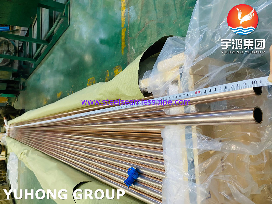 PIPA PADUAN TEMBAGA ASME B111 C11200 C70600 C44300 C12200 UNTUK SISTEM PEMANAS PENDINGIN UDARA