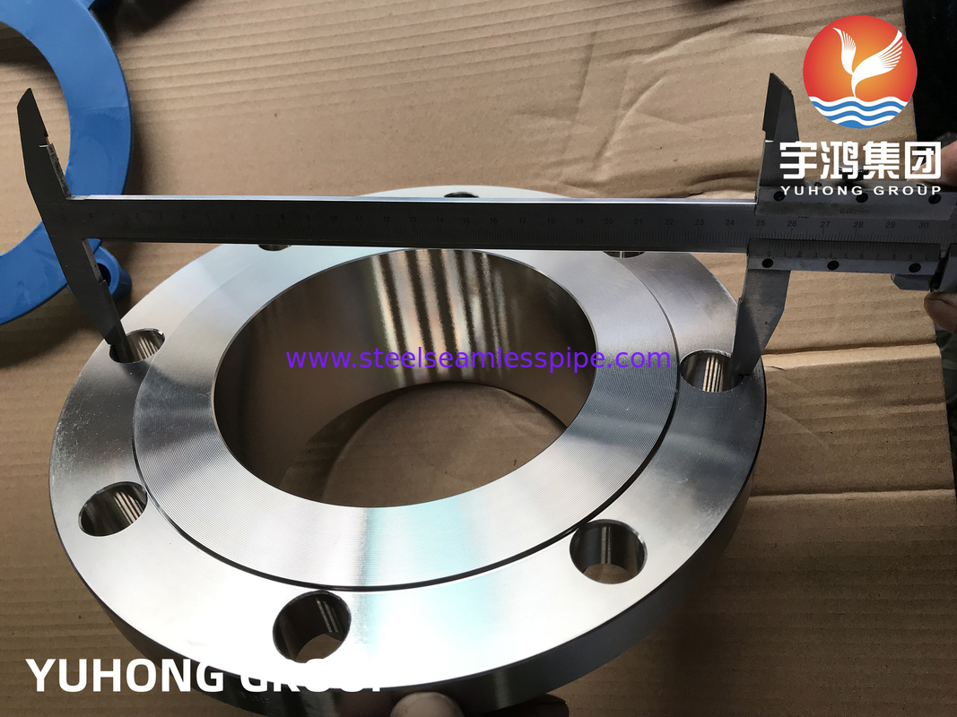 ASME A182 F304/f304L/F316 / F316L Brida de Acero Inoxidable Slip On Flange Pengelasan leher Flange RF FF