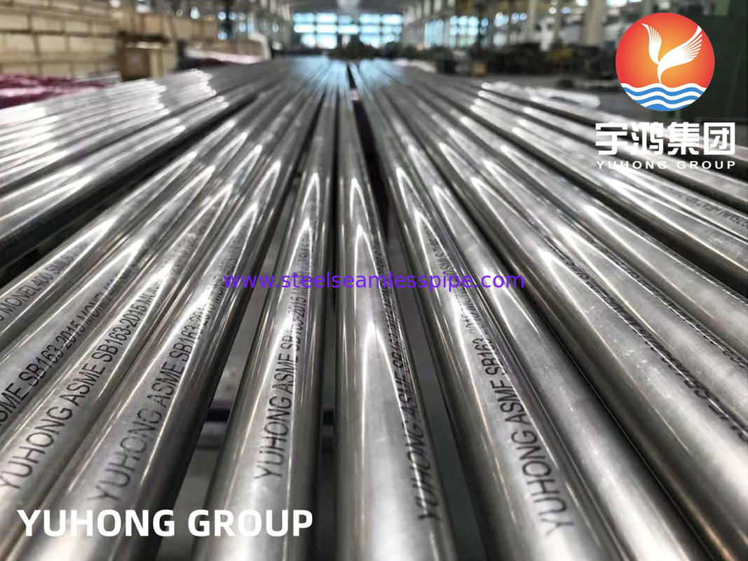 Nikel Alloy Seamless Tube, ASTM B163 MONEL 400 (UNS N04400) Untuk aplikasi presisi tinggi