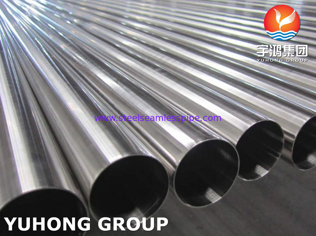 ASTM A270 TP316L / 1.4404 Stainless Steel Sanitary Pipe Untuk Industri Pengolahan Makanan