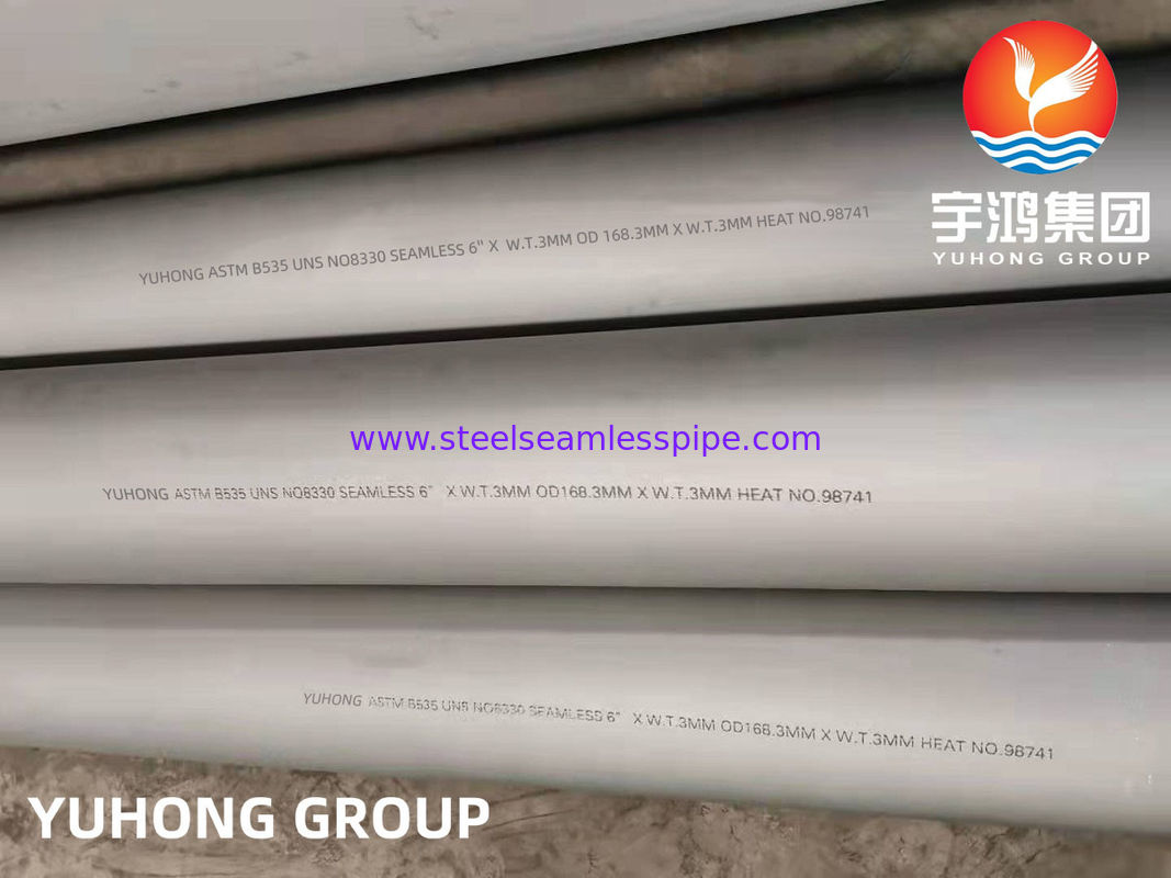 ASTM B535 Alloy 330 Pipe Seamless untuk layanan suhu tinggi dengan ketahanan karburasi