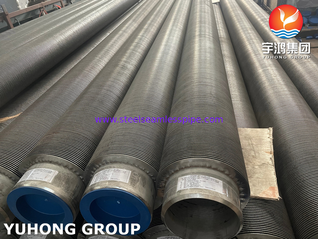 Tabung Fin Exchanger, ASTM A106 Gr.B Carbon Steel High Frequency Welded Fined Tube