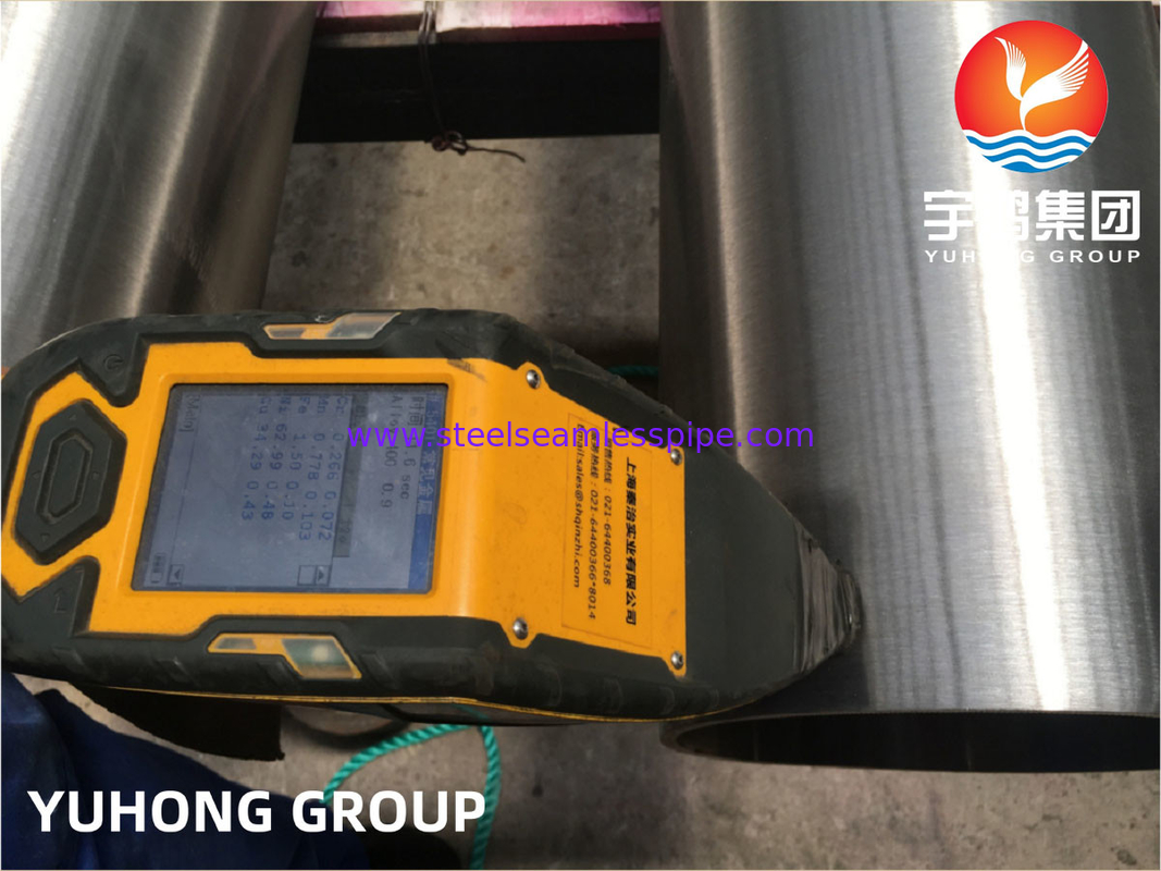ASTM B165 UNS N04400 Pipa paduan nikel Monel 400 untuk aplikasi kimia dan industri