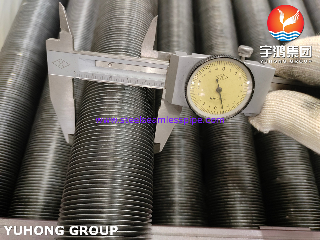 ASME SA179+Al1060 G-Type/Embeded Fin Tube Untuk Aplikasi Heat Exchanger
