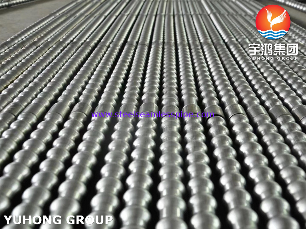 ASTM A312 TP310S tabung bergelombang dari stainless steel untuk penukar panas dan boiler