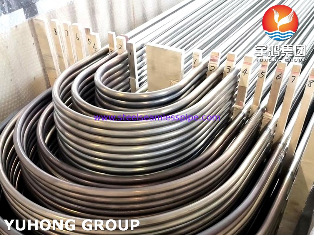 Steel stainless Seamless ASTM A213 / ASME SA213 TP321 / TP321H / TP347H Boiler U Bend Tube