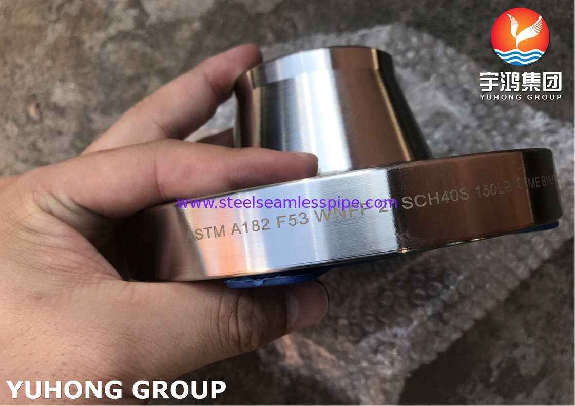 Flang baja super dupleks ASTM A182 F53, UNS S32750 Weld Neck Flange, RF, FF, B16.5
