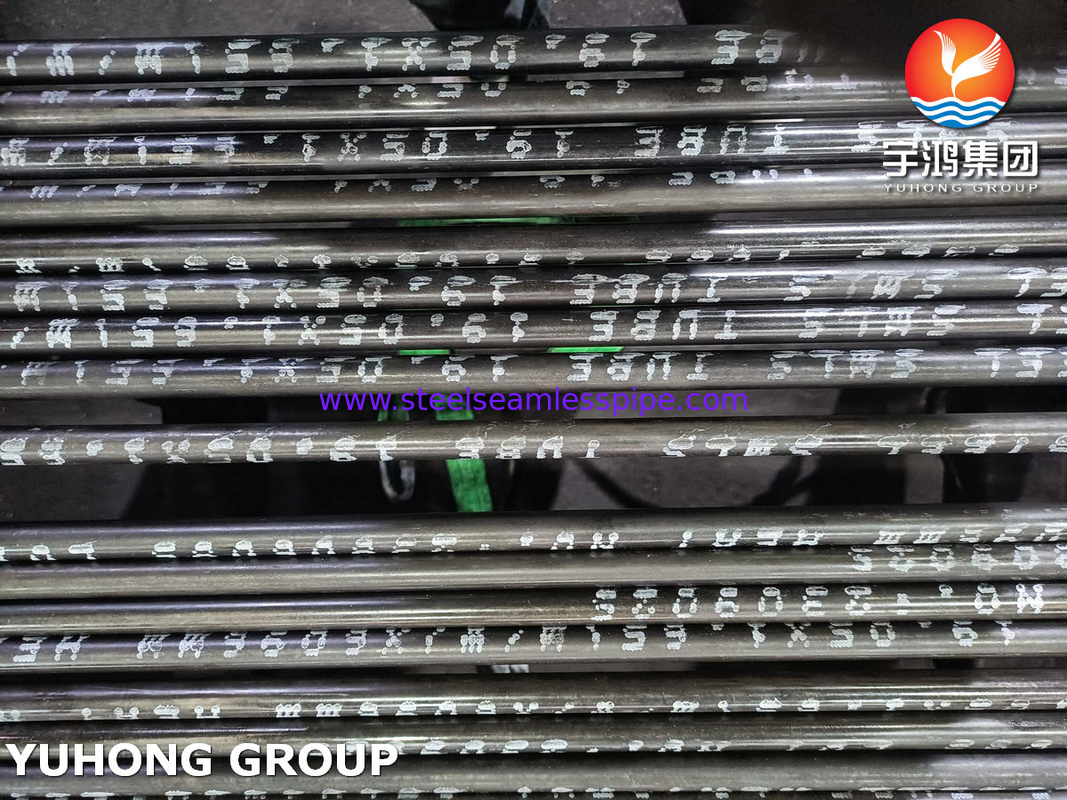 Tabung Boiler, ASTM A213 T5, 1.7362, K41545 tabung baja paduan tanpa jahitan untuk pabrik minyak dan gas