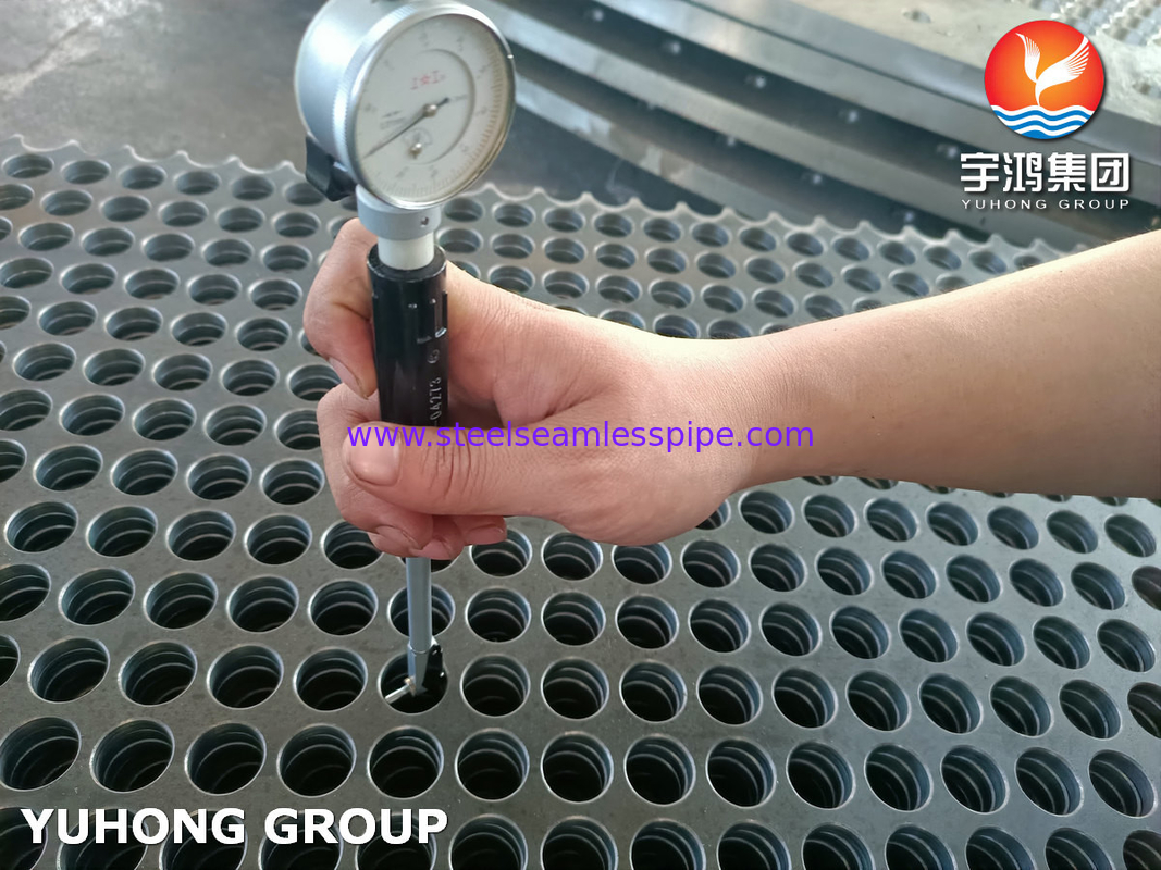 EN 10025-2 S235JR Plat Baffle untuk penukar panas Dukungan struktural dan efisiensi transfer panas