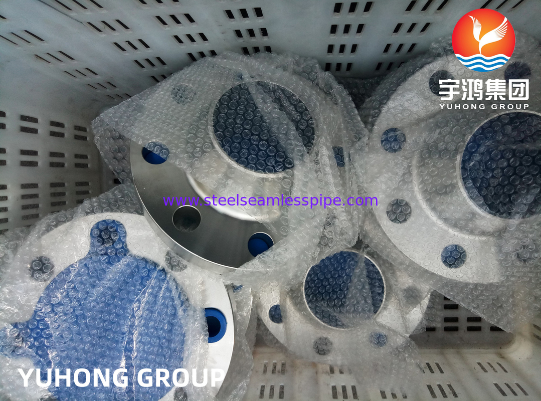ASTM A182 F347 UNS NO34700 Flange Tembaga Baja Tidak Berlemak WT Sch10s Untuk XXS