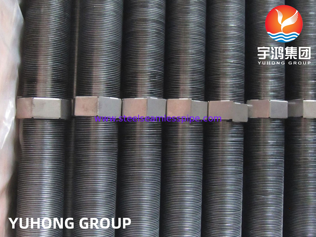 Tipe L Fenned Tube A179, Aluminium 1060 Untuk Penukar Panas, Pendingin Udara