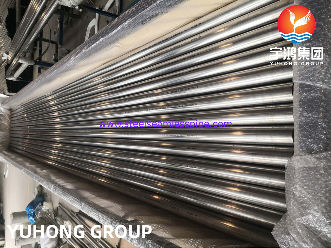 ASTM A249 TP321, 1.4541, UNS S32100 tabung las baja tahan karat untuk penukar panas
