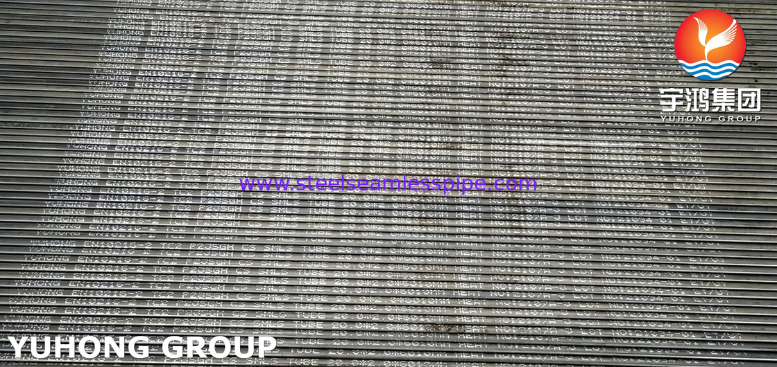 EN10216-2 TC2 P235GH 1.0345 Tabung Baja Alloy Tanpa Jahit Untuk Boiler Caldera