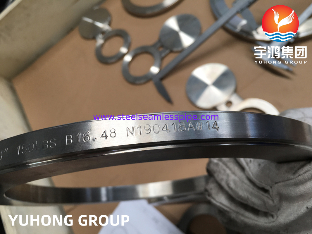 Flance buta kacamata, ASTM A182 F316L Figur 8 Flange stainless steel, RF ASME B16.48