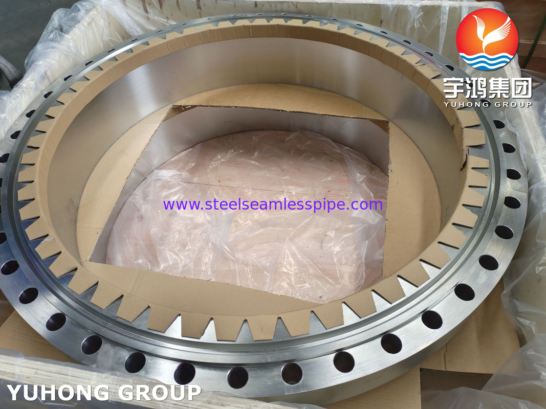 Flansa RTJ leher las ASME B16.5 ASTM A182 F310 WNRTJ