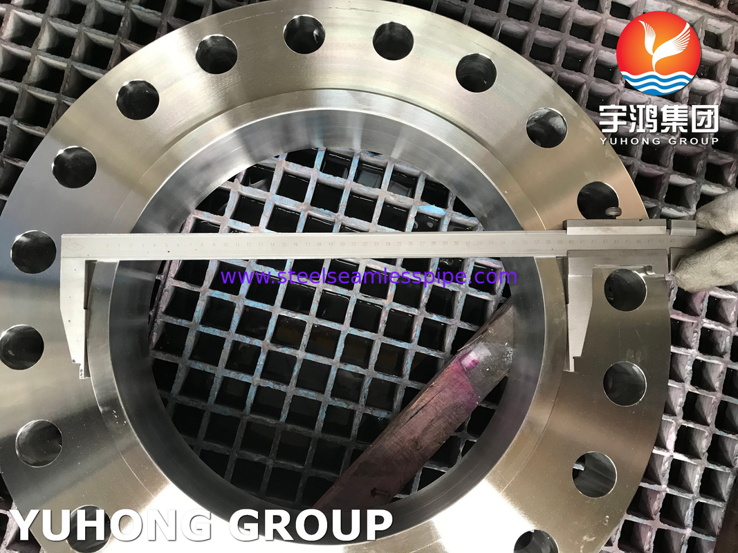 ASTM A182 F53 UNS S32750 Super Duplex Steel Slip On RF Flanges untuk Desalinasi
