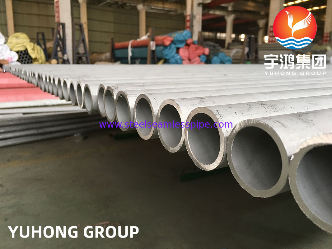 ASTM A312 ASME SA312 Stainless Steel Seamless Pipe Industri Kimia Aplikasi ABS BV DNV GL LR CCS KR