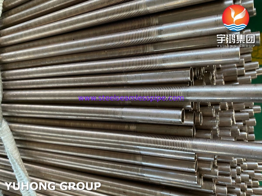 B111 C70600 Low Fin Tube Copper Nickel Alloy Air Cooler Untuk Penukar Panas
