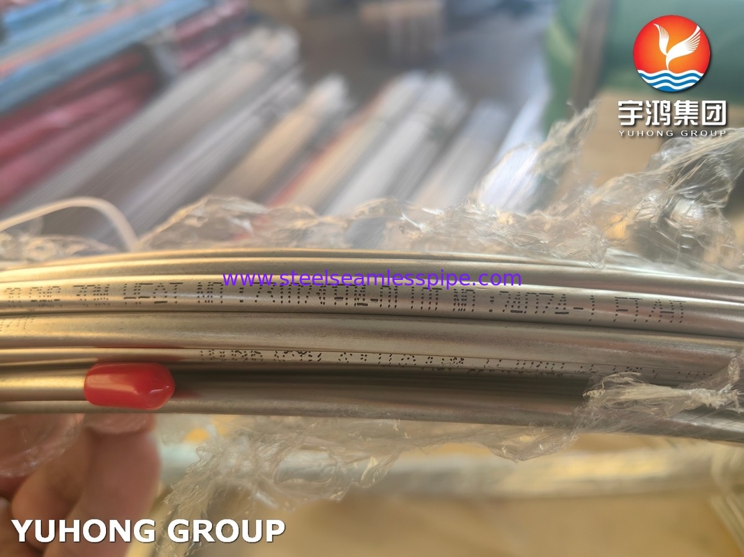 Kelas TP304 / 304L dan TP316 / 316L Stainless Steel Tabung Mulus Acar / Permukaan Anil cerah ASME SA213