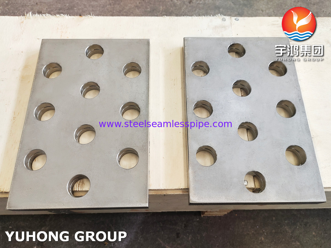 ASTM A240 stainless steel 304 Square Tube Sheet Baffle Plate untuk penukar panas