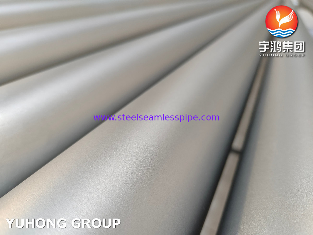 ASTM B407 Alloy 800 Nikel Alloy Tube Untuk Boiler Heat Exchanger Tube Bundle