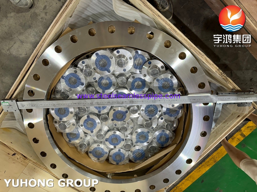 ASTM A240 F904L AWWA C207 Tabel 2 Kelas D Flang cincin baja untuk sistem air
