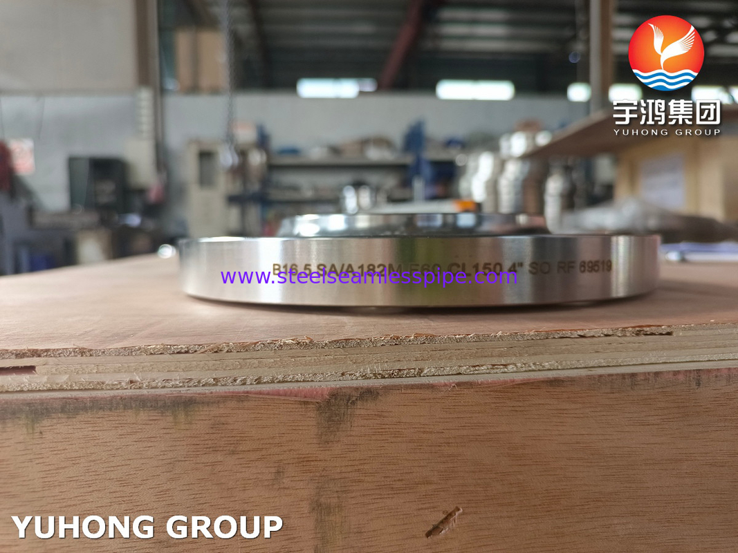 B16.5 ASTM A182 F60 1.4462 SORF Flange Dipalsukan Untuk Sistem Pipa