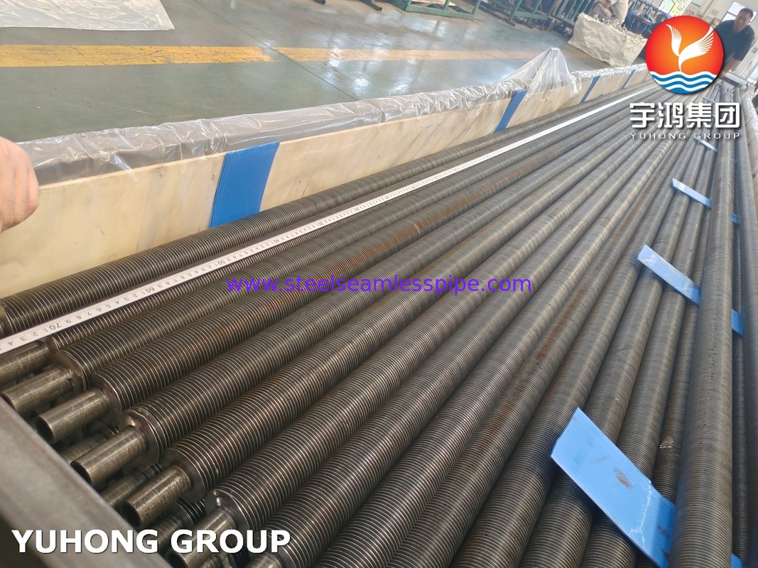 Tipe L Pipa Fined A179 Aluminium 1060 1100 Untuk menara pendingin