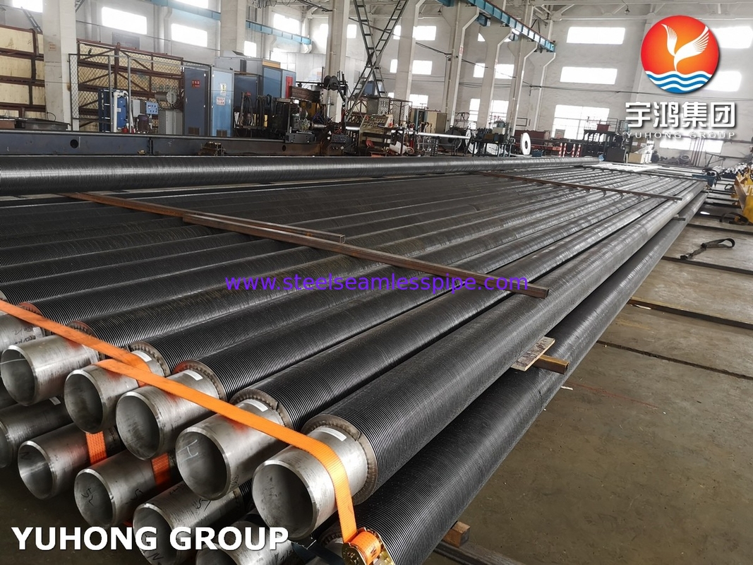 ASTM A312 TP316L Stainless Steel Fin Pipe Type Hfw Dengan Fin Solid Untuk Economizer