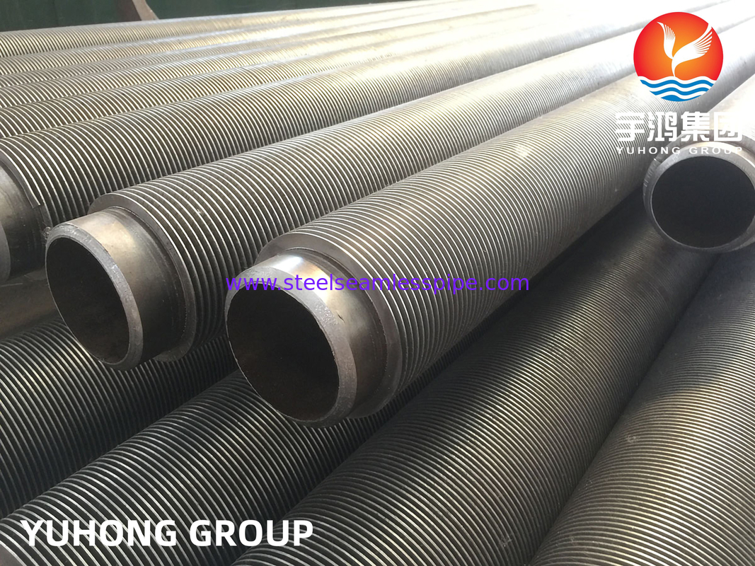 ASTM A312 TP316L Stainless Steel Fin Pipe Tipe HFW Dengan SS316l Fin Untuk Economizer