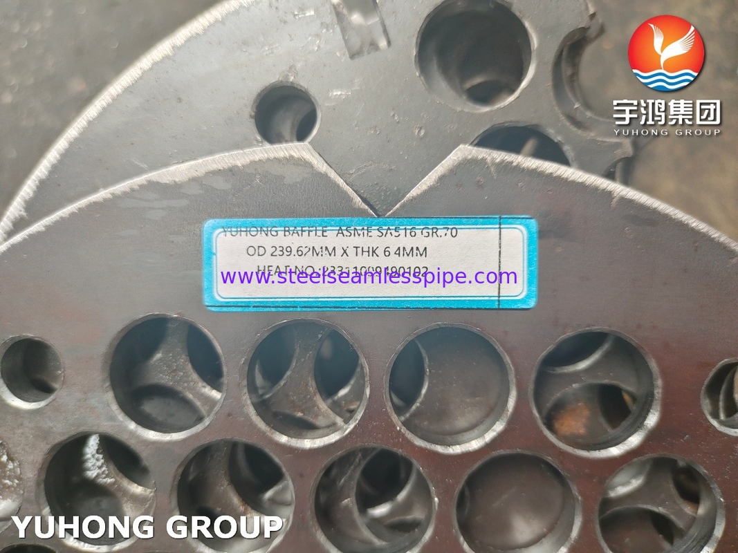 ASTM B171 C71500 Tembaga Nikel 70/30 Lembar tabung untuk penukar panas kerang dan tabung