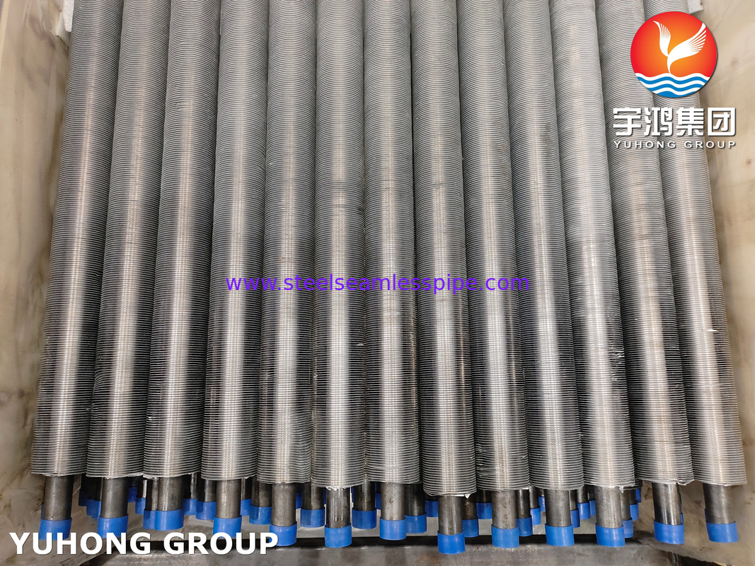 ASTM A210 ASME SA210 GR A1 Karbon Steel Aluminium Fin Extruded Air Cooled Heat Exchanger Tube