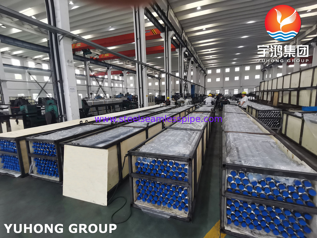 Tipe L Fenned Pipe A179 Carbon Steel Seamless Tube Al Fin Untuk Menara Pendingin