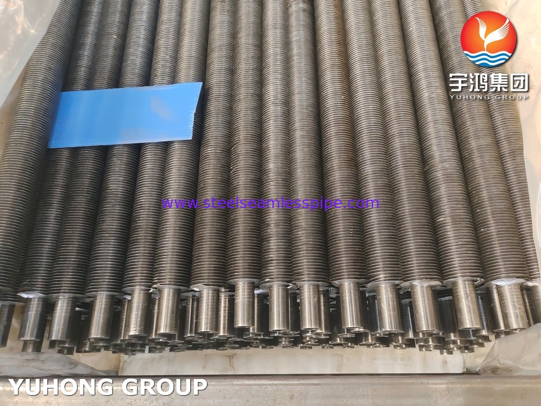 ASTM A179 Karbon Steel Seamless Tube Aluminium Fin G Tipe Fin Tube untuk dry Cooler Tower
