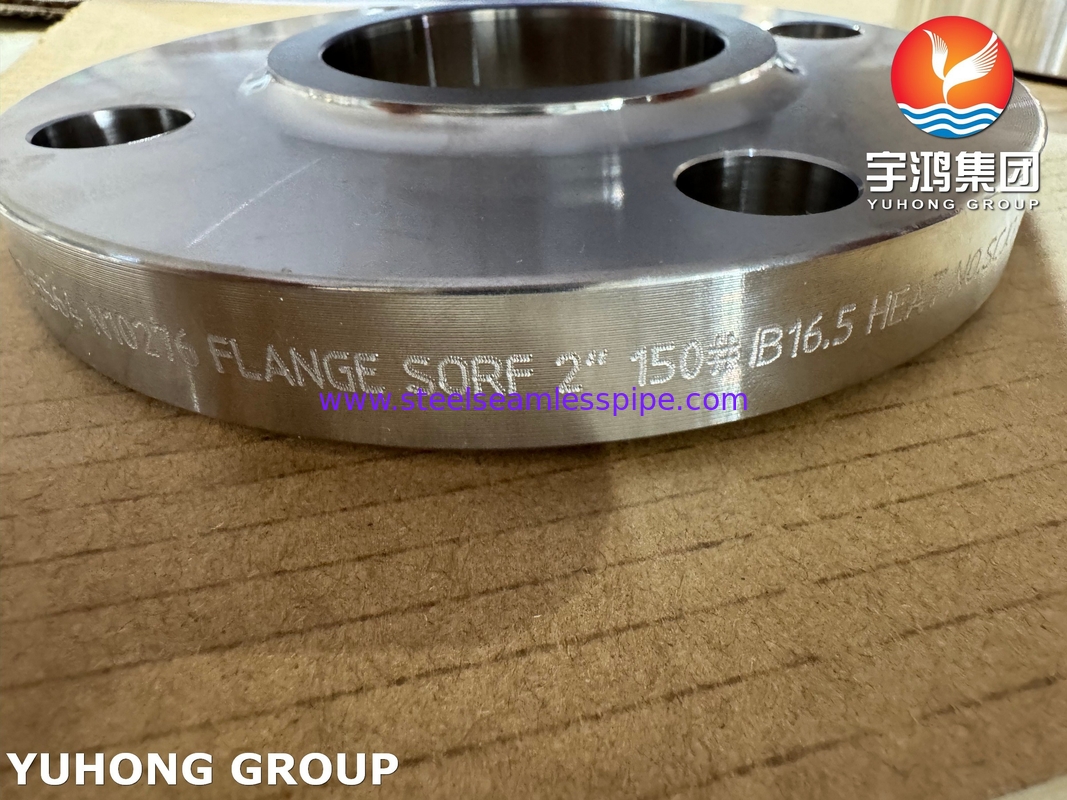 ASTM B564 UNS N10276 Nikel Alloy Slip On Flange / Hastelloy C276 SORF Flange