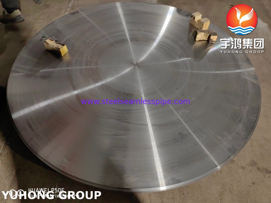 ASME SA516 Kelas 70N Carbon Steel Disc Forged Circle Plate untuk Kapal Tekanan