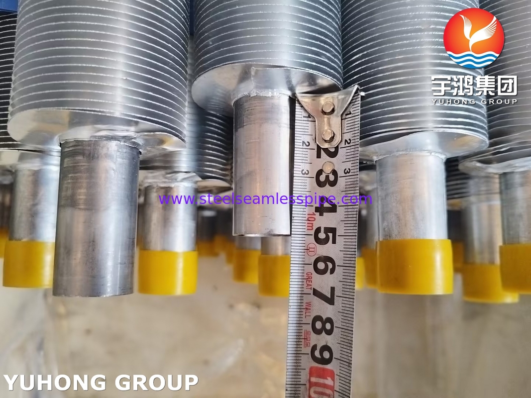 ASME A179 Karbon Steel Fin Tube Wound Tipe L Untuk AC