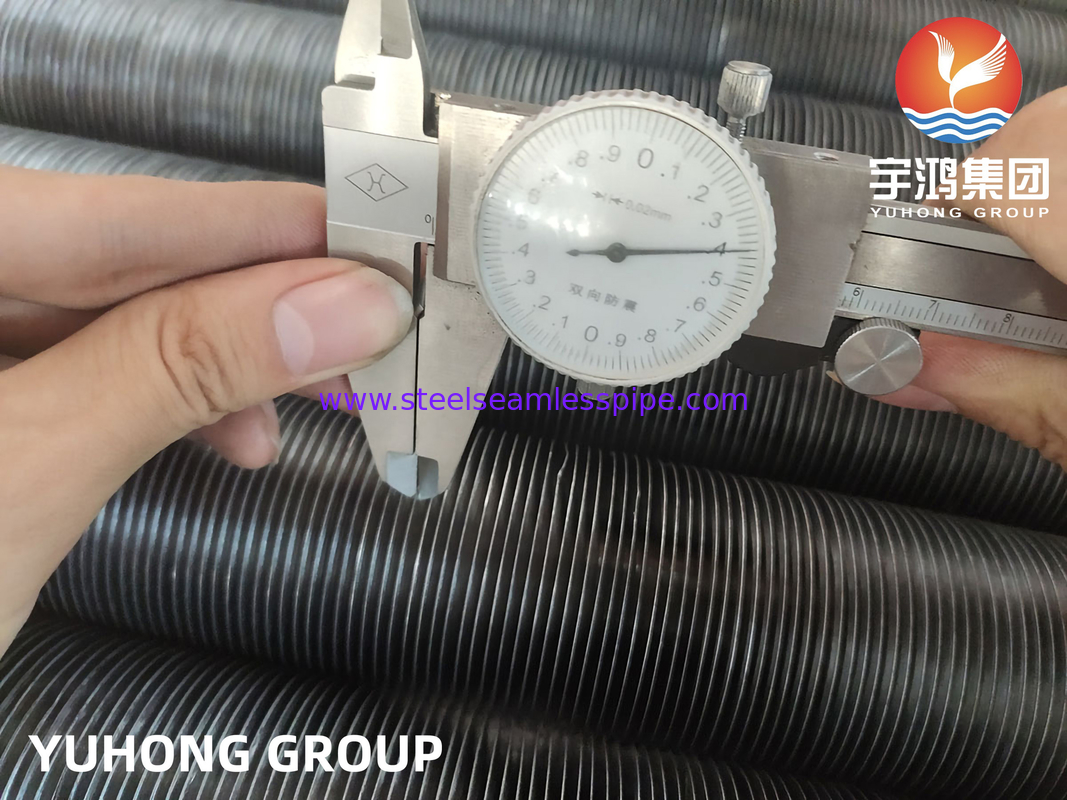 ASME SA179 Fin Tube Embedded Type with A1060 Aluminium Fins Pull Test Pass