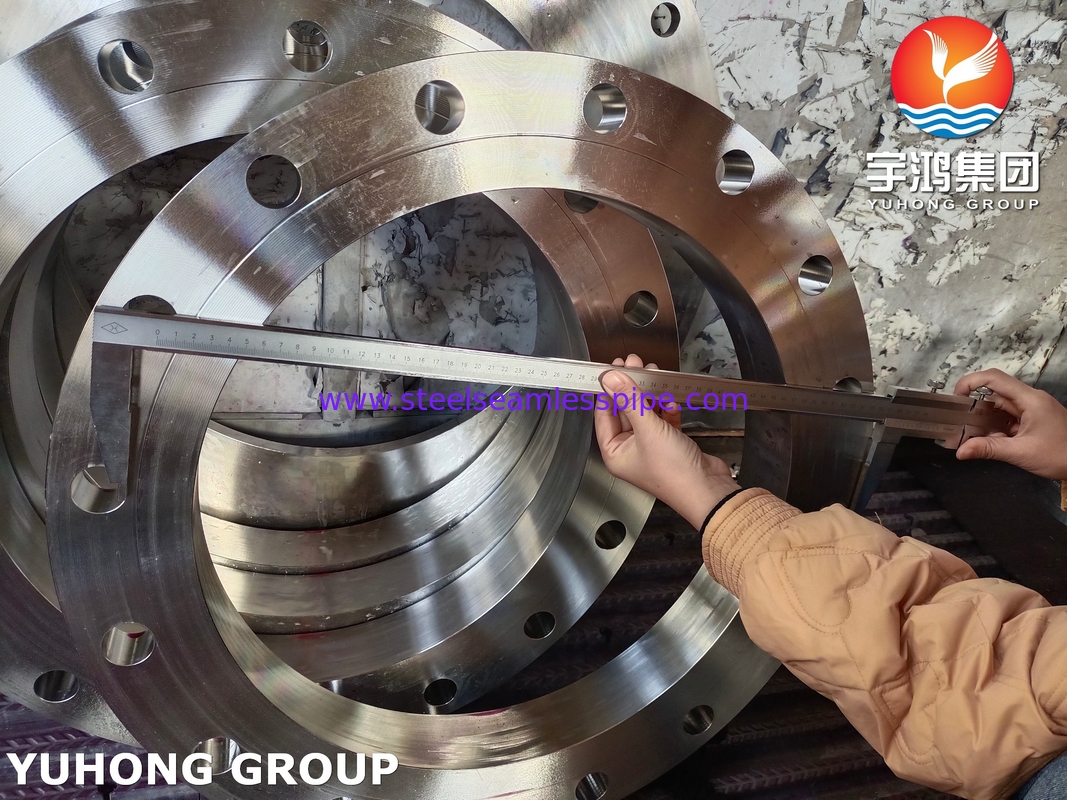 ASTM A182 F904L / UNS N08904 Baja tahan karat Slip On Flange B16.5 SORF Flange