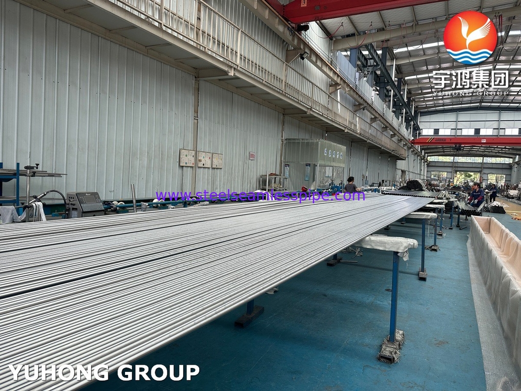 ASME SA249 TP316L Stainless Steel Welded Tube High Anti Corrosion Untuk Tube Exchanger