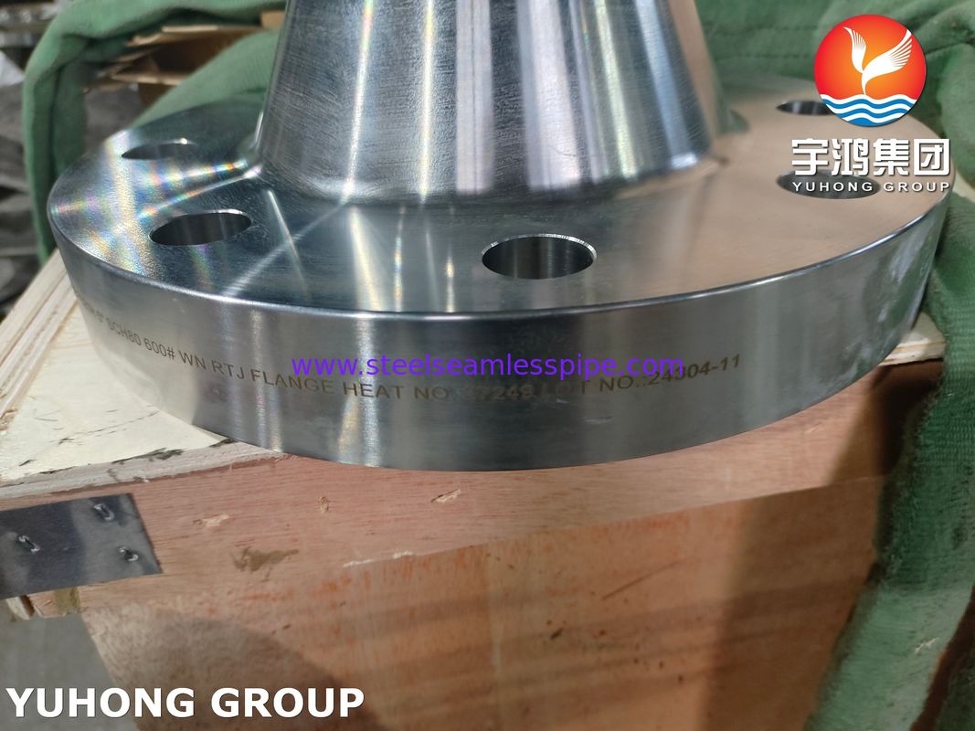 ASTM B637 Inconel 718, UNS N07718, Flange baja paduan nikel, Flange leher las panjang