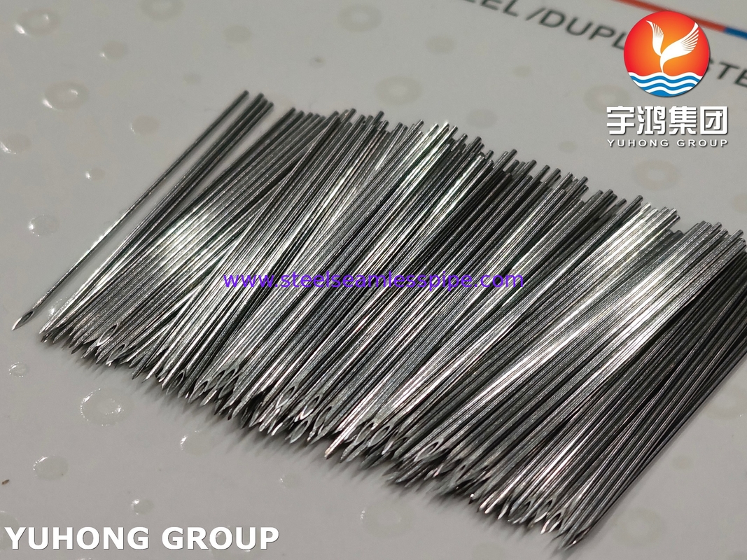 24G jarum suntik medis, 0,55*32MM, ujung bevel tabung jarum stainless steel ISO9626